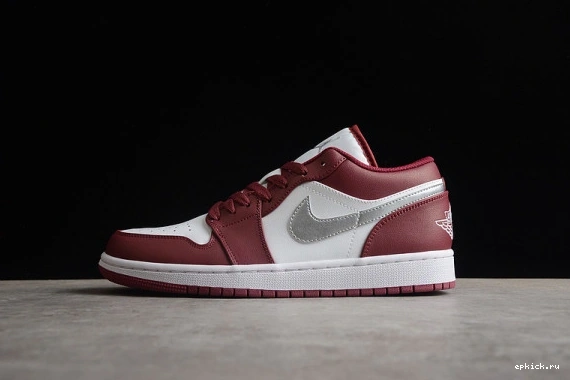 Rep EP Low Jordan 553558-615 1 White 553558-615 Bordeaux 0319